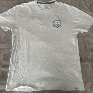 Volcom Shirt Mens XL Gray Stone True To This Graphic Tee Skate Surf Logo